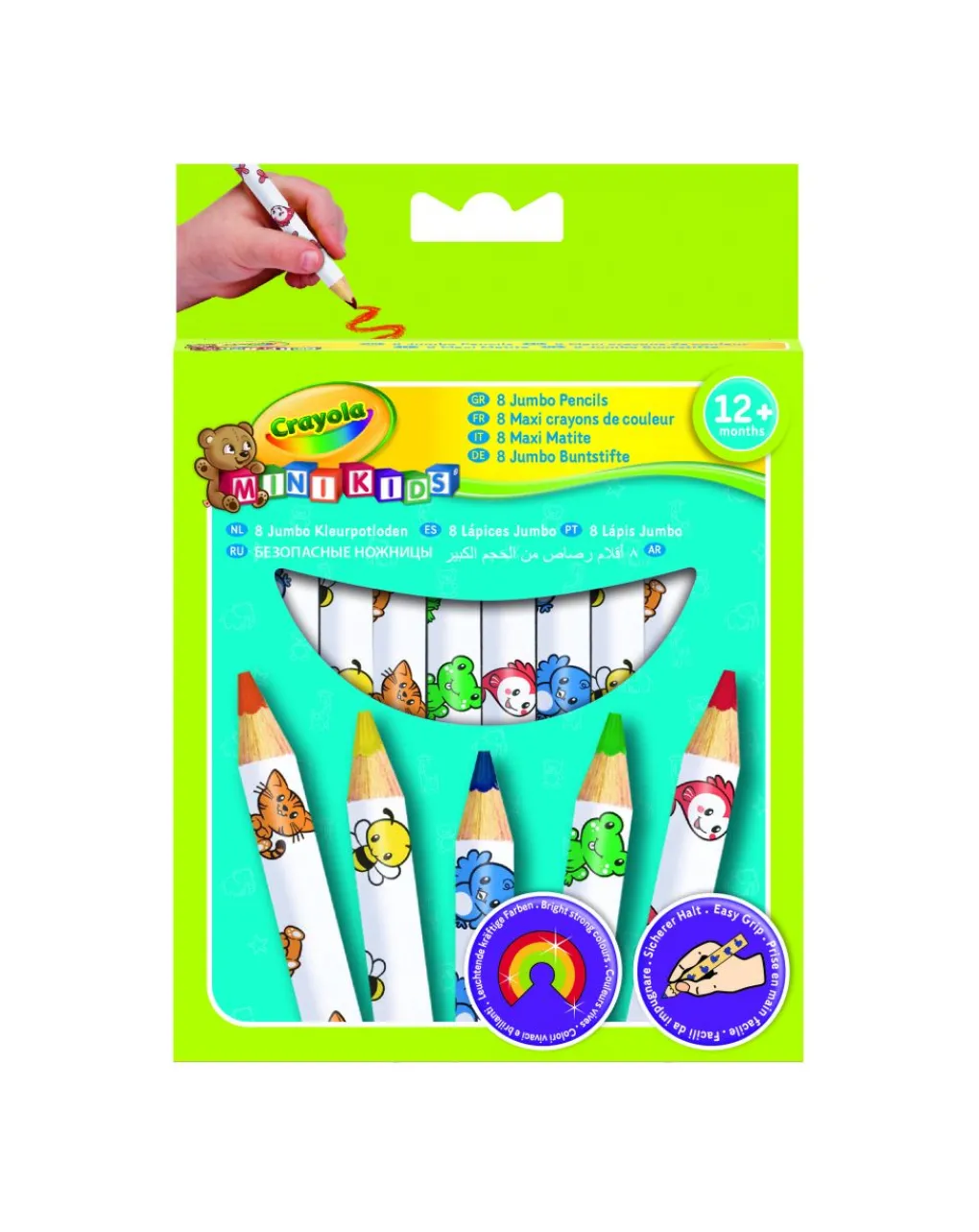 Crayola Giochi Creativi-- 8 Maxi Matite Colorate