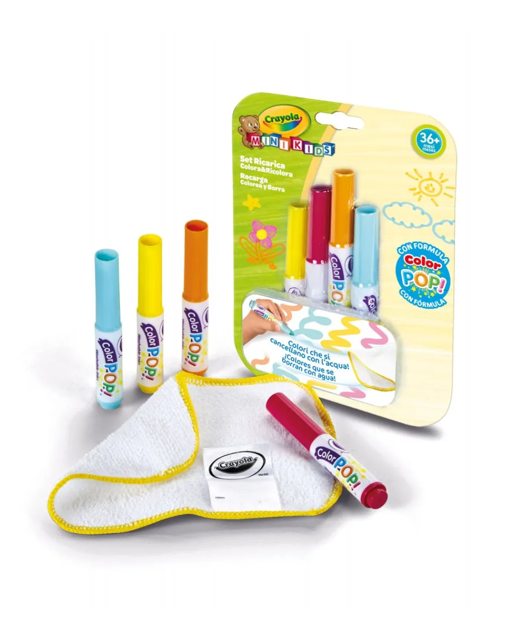 Crayola Giochi Creativi-- Ricarica Tappetone Colora & Ricolora Mini Kids