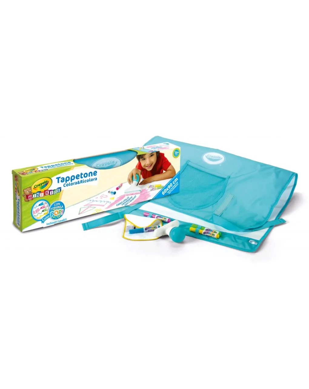Crayola Giochi Creativi-- Tappetone Colora&Ricolora
