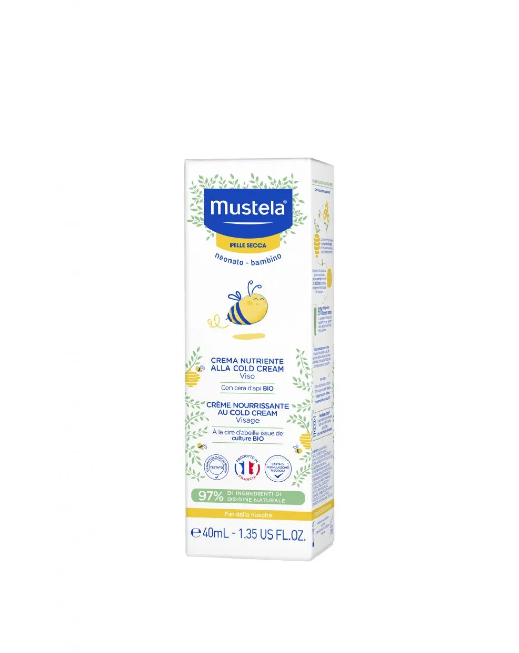 Mustela Creme Olii E Burrocacao-Crema Nutriente Alla Cold Cream 40Ml