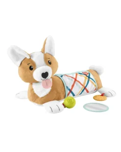 Fisher-Price Giochi Primi Mesi-Cuscino Corgi Tummy Time 3 In 1 - Fisher Price