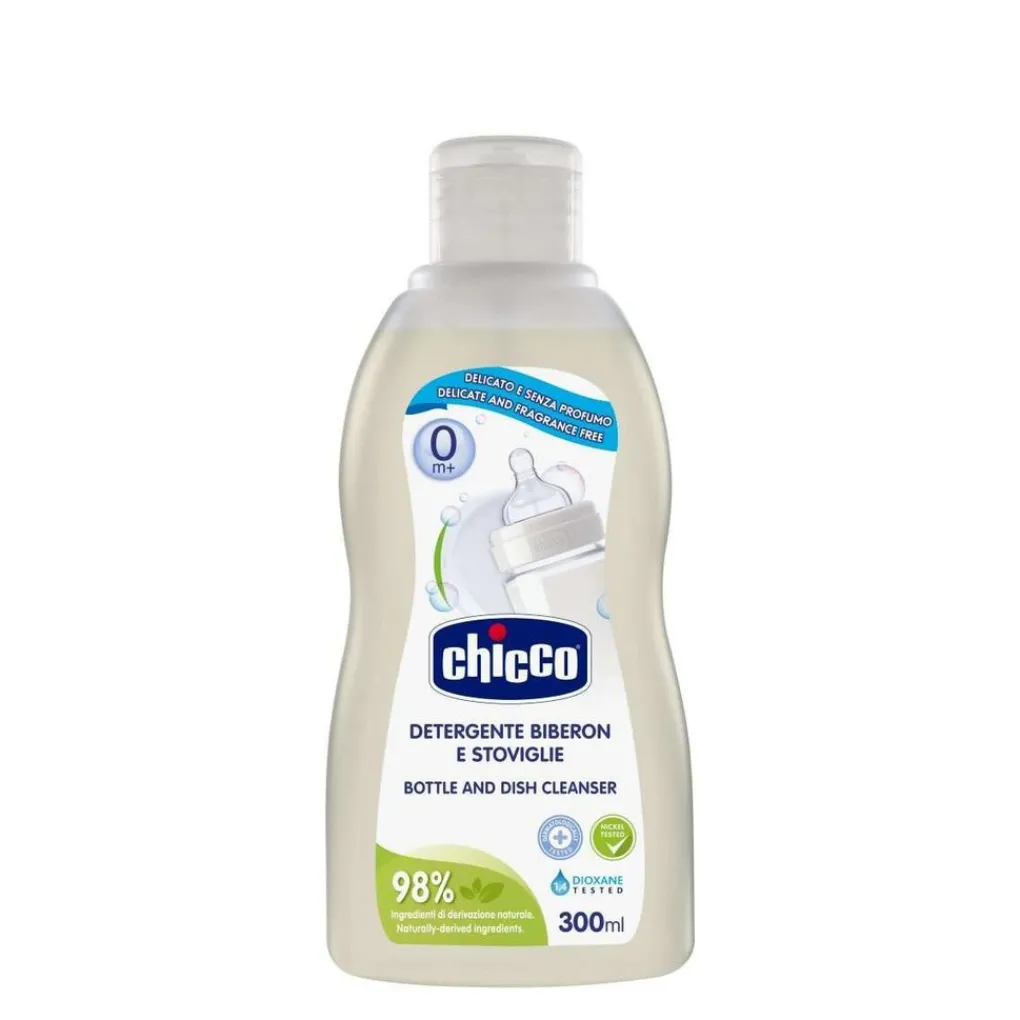 Chicco Igiene Casa E Bucato-Detergente Biberon E Stoviglie 300 Ml