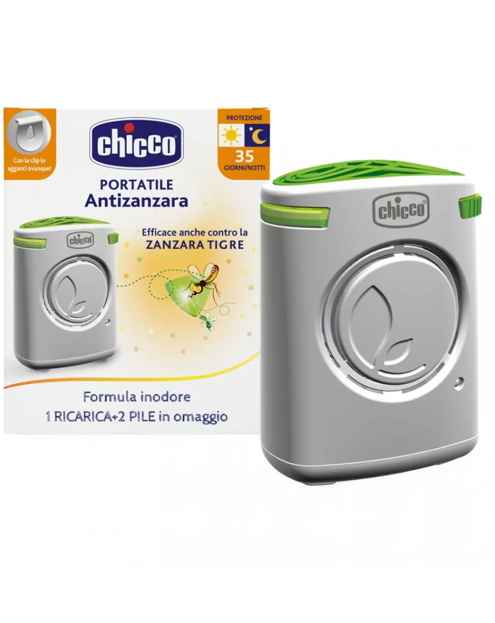 Chicco Antizanzare-Dispositivo Antizanzare Biocida Con 1 Ricarica -