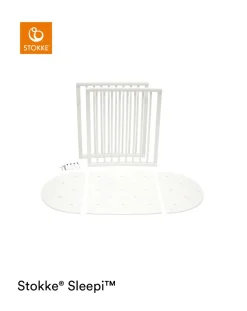 Stokke Lenzuola E Trapunte-Estensione Letto Sleepi? V3 White - ?