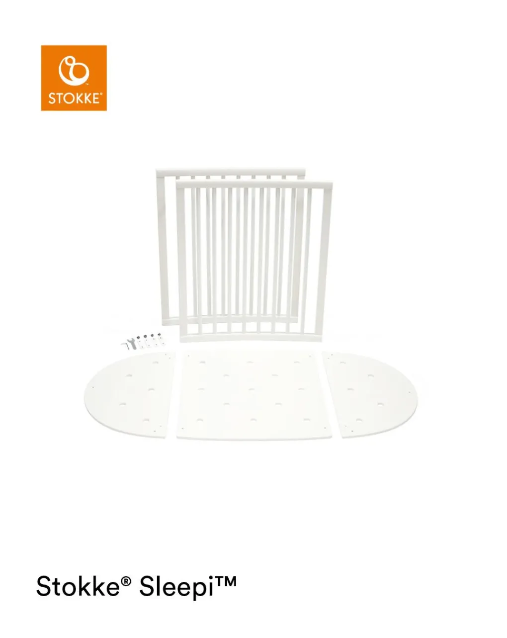 Stokke Lenzuola E Trapunte-Estensione Letto Sleepi? V3 White - ?
