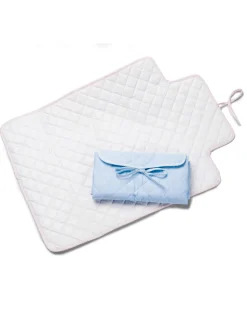 Giordani Vaschette E Accessori-Fasciatoio Piquet - Azzurro