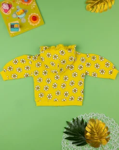 Prenatal Maglioni E Cardigan-Felpa Bimba French Terry Gialla