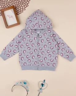 Prenatal Maglioni E Cardigan-Felpa Bimba French Terry "Unicorno”