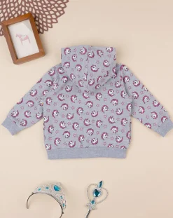 Prenatal Maglioni E Cardigan-Felpa Bimba French Terry "Unicorno”