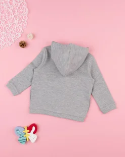 Prenatal Maglioni E Cardigan-Felpa Bimba Gray "Cuore”