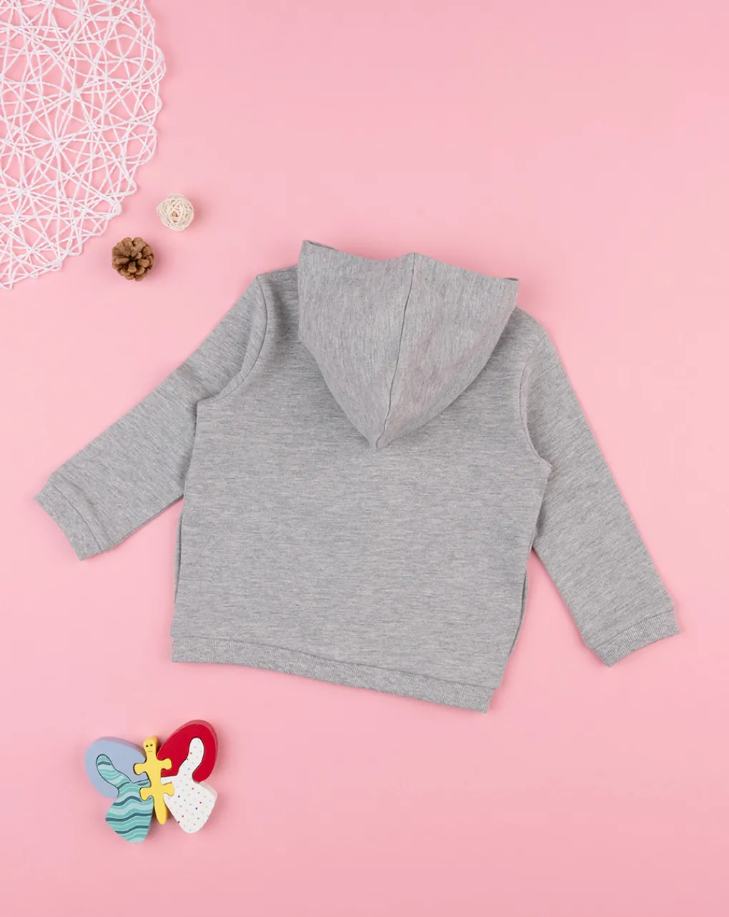 Prenatal Maglioni E Cardigan-Felpa Bimba Gray "Cuore”