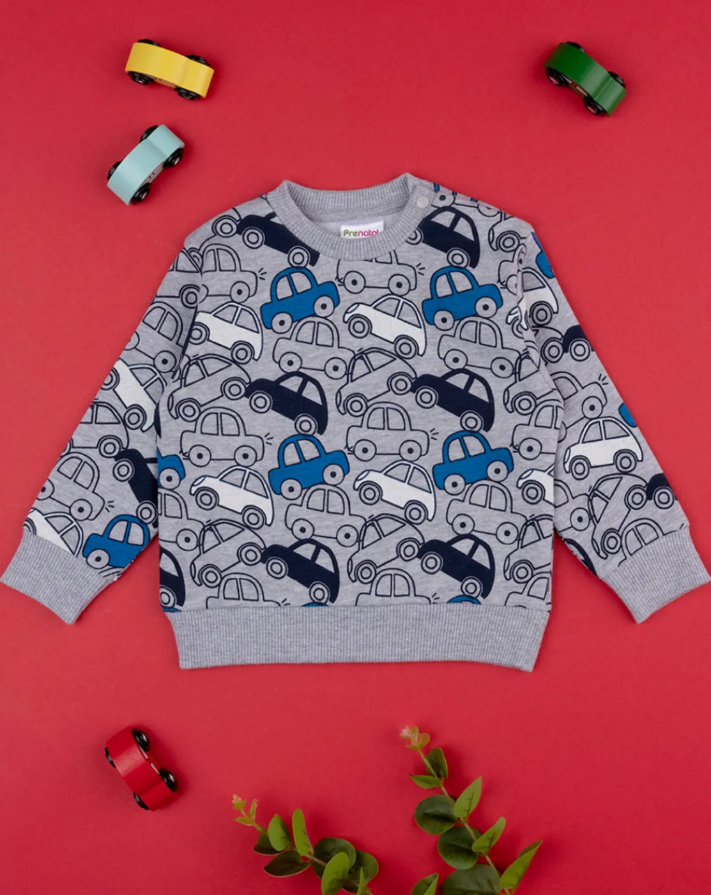 Prenatal Maglioni E Cardigan-Felpa Bimbo French Terry Grigia
