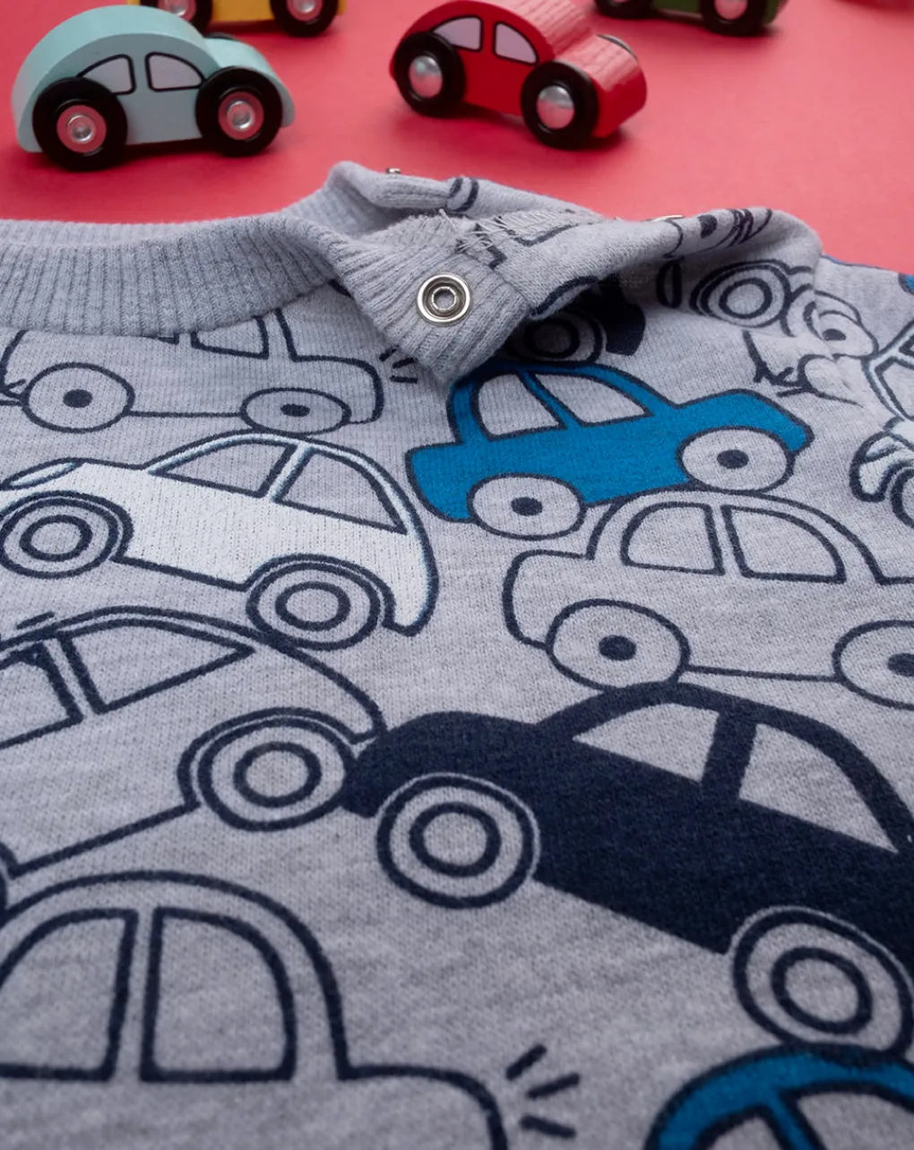 Prenatal Maglioni E Cardigan-Felpa Bimbo French Terry Grigia