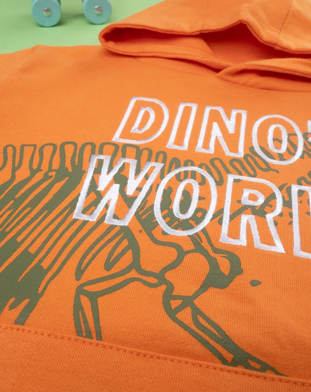 Prenatal Maglioni E Cardigan-Felpa Bimbo Orange "Dino”