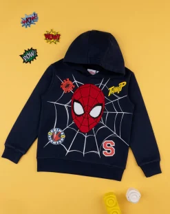 Prenatal Maglioni E Cardigan-Felpa Bimbo "Spiderman” Blu