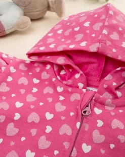 Prenatal Cardigan-Felpa Con Cappuccio Bimba