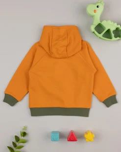 Prenatal Maglioni E Cardigan-Felpa Con Cappuccio Bimbo Arancione