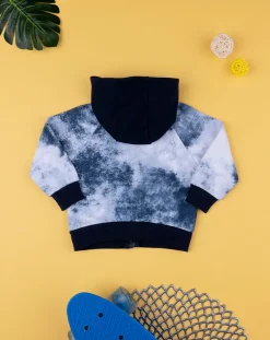 Prenatal Maglioni E Cardigan-Felpa Con Cappuccio Bimbo Tie-Dye