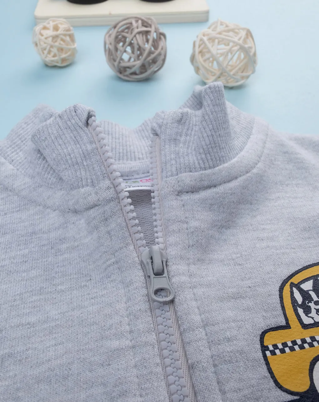 Prenatal Maglioni E Cardigan-Felpa Garzata Bimbo Grigia "New York”