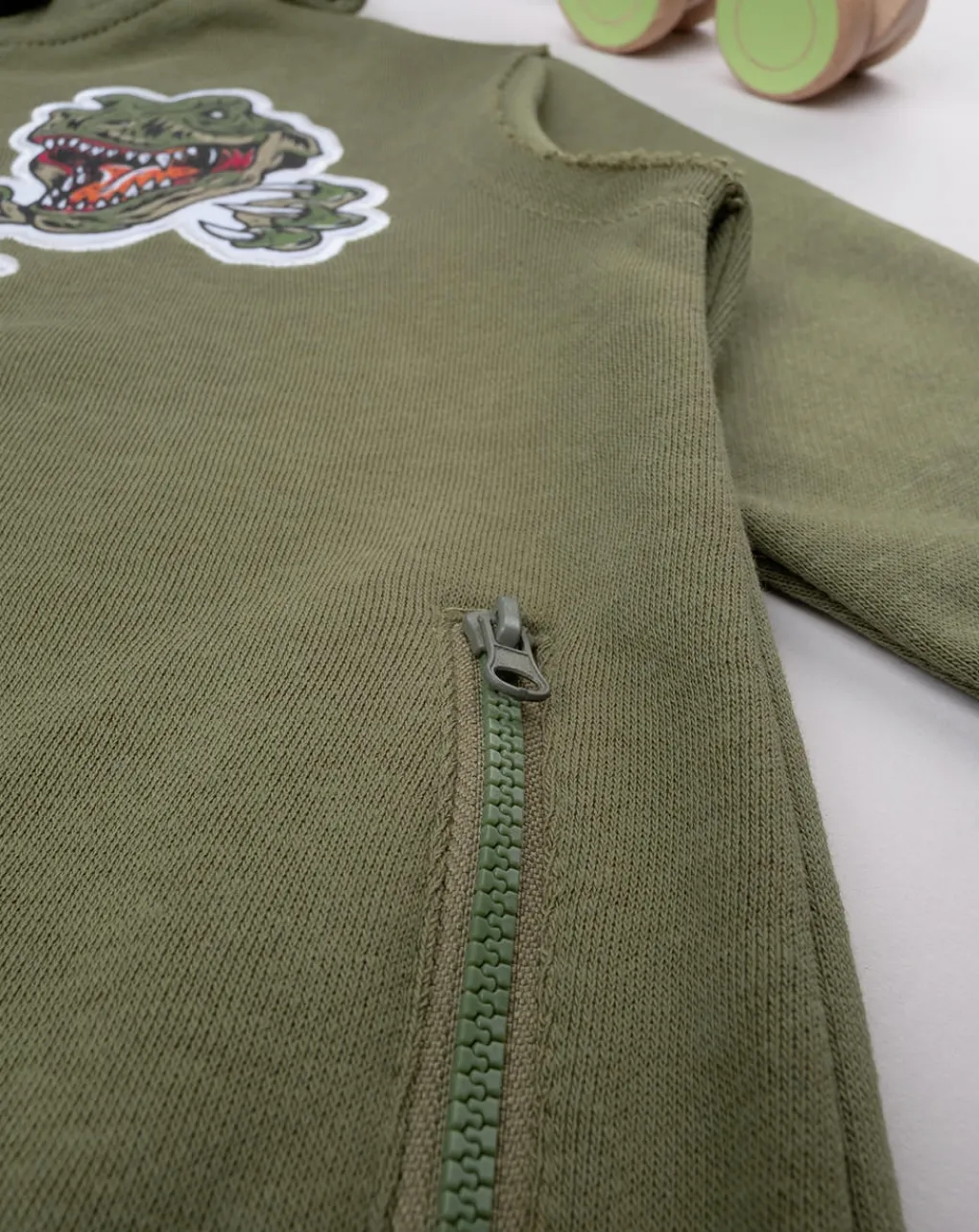 Prenatal Maglioni E Cardigan-Felpa Leggera Bimbo Verde "Dinosauro”