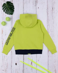 Prenatal Maglioni E Cardigan-Felpa Leggera Bimbo Verde/Blu