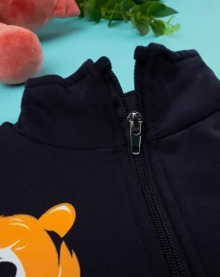 Prenatal Maglioni E Cardigan-Felpa Pesante Bimbo Blu Con Zip