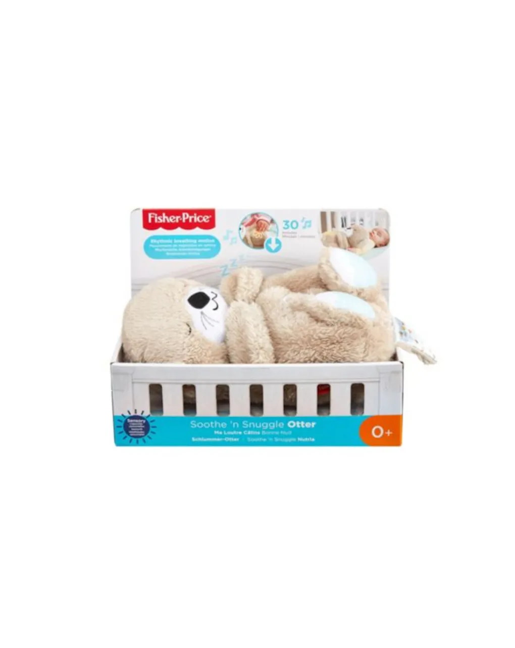Fisher-Price Giostrine E Carillon Neonato-Fisher Price - Lontra Rilassante Soffici Suoni