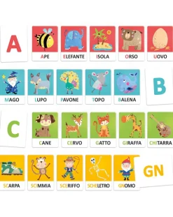Headu Giochi Didattici-Flashcards Alfabeto Tattile E Fonetico Montessori. Leggi Tocca E Ascolta 2/5 Anni -
