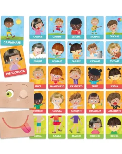 Headu Giochi Didattici-Flashcards Montessori Emozioni E Azioni. Per Sviluppare Autonomia E Personalita 1/4 Anni -