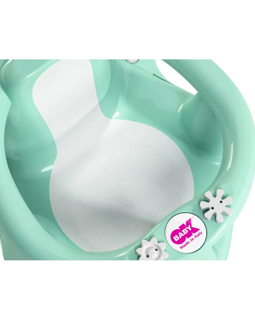 Okbaby Vaschette E Accessori-Flipper Evolution Azzurro - Seduta Antiscivolo Per Bagnetto - Ok Baby