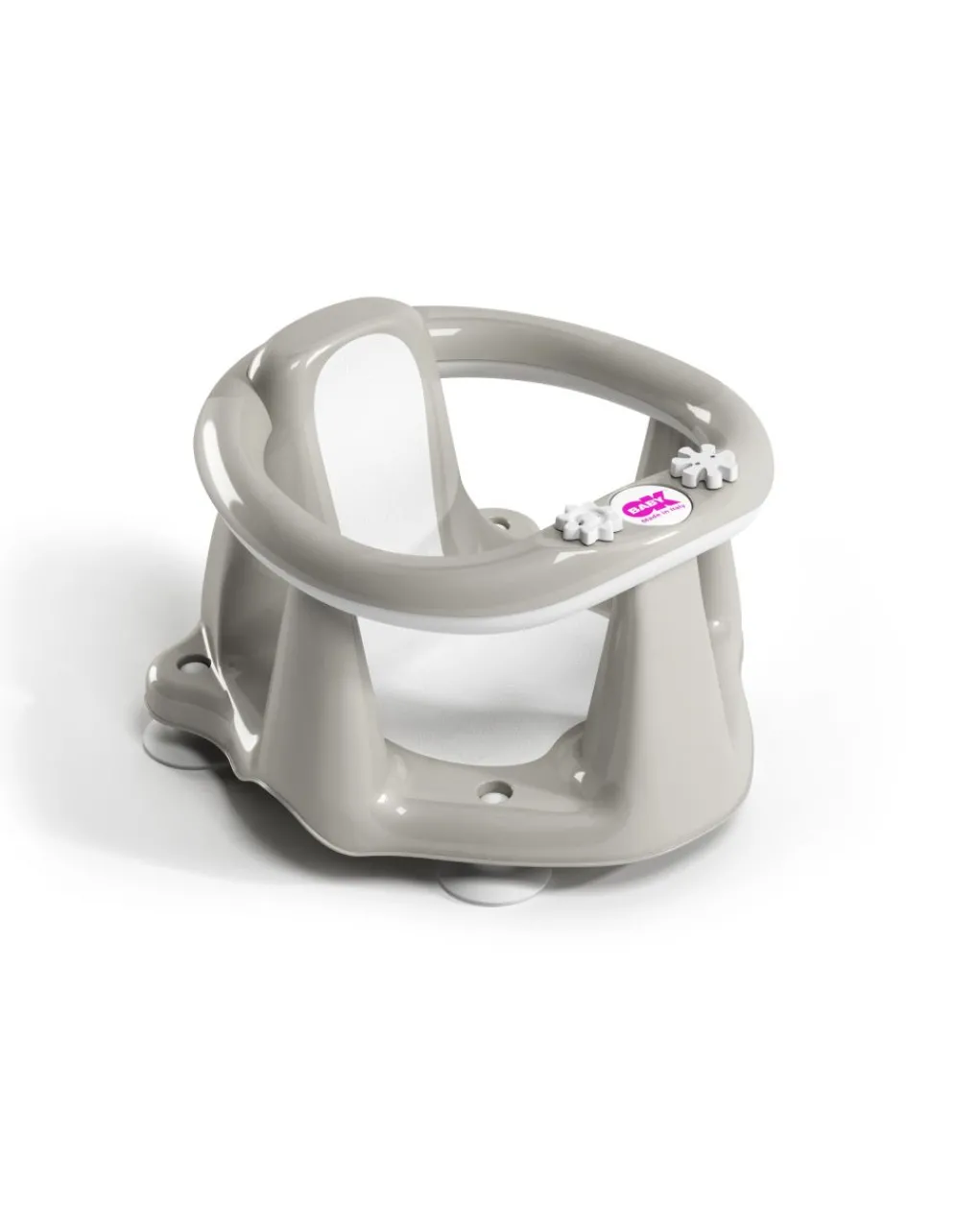 Okbaby Vaschette E Accessori-Flipper Evolution Grigio - Seduta Antiscivolo Per Bagnetto - Ok Baby