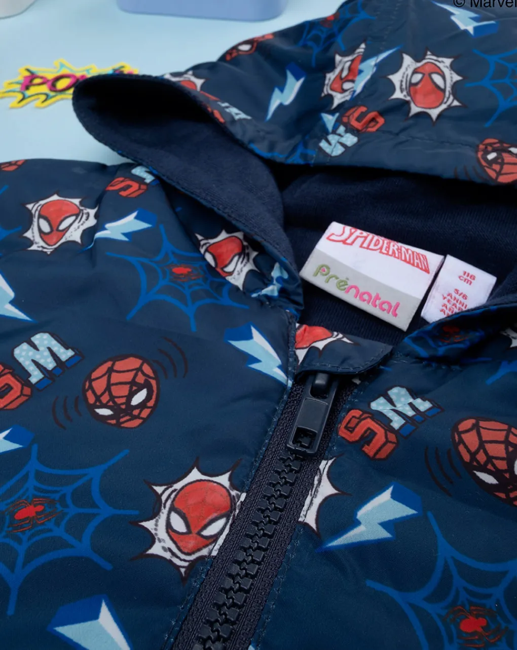 Prenatal Giubbotti E Piumini-Giacca Antivento Bimbo "Spiderman” Blu