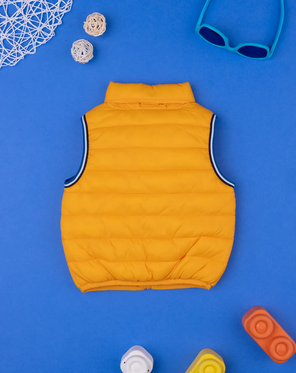 Prenatal Giubbini E Piumini-Gilet Boy Yellow