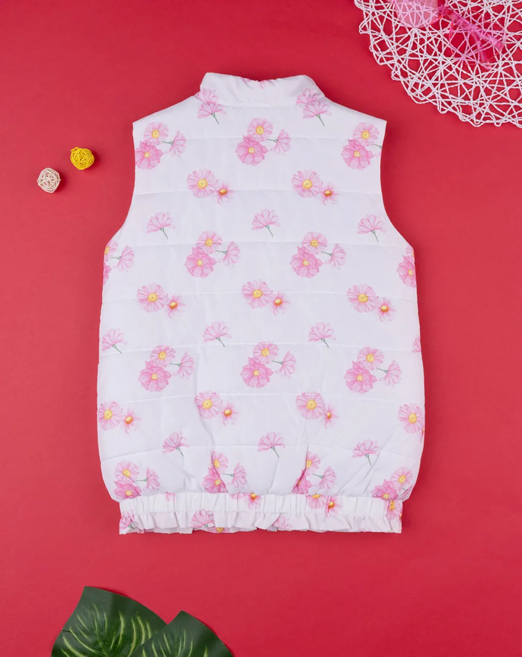 Prenatal Giubbotti E Piumini-Gilet Smanicato Girl Flower
