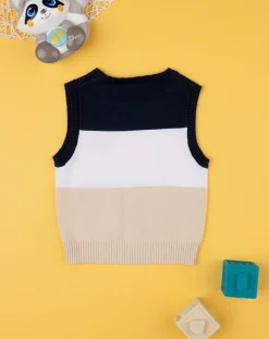 Prenatal Maglioni E Cardigan-Gillet Tricot Bimbo Tricolor
