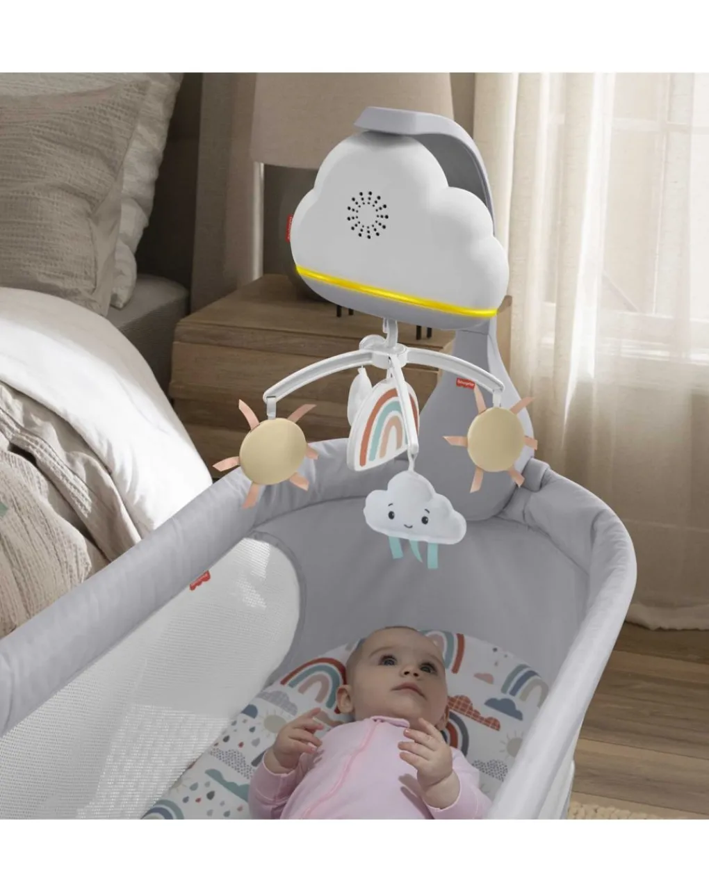 Fisher-Price Giochi Primi Mesi-Giostrina Dolce Arcobaleno Compatibile Con Culla - Fisher Price