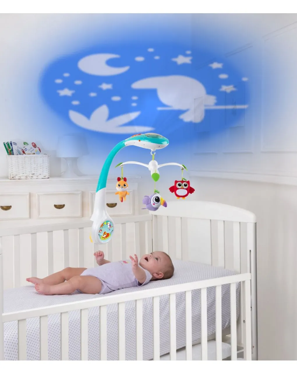 Chicco Giostrine E Carillon Neonato-Giostrina Foresta Magiche Proiezioni -
