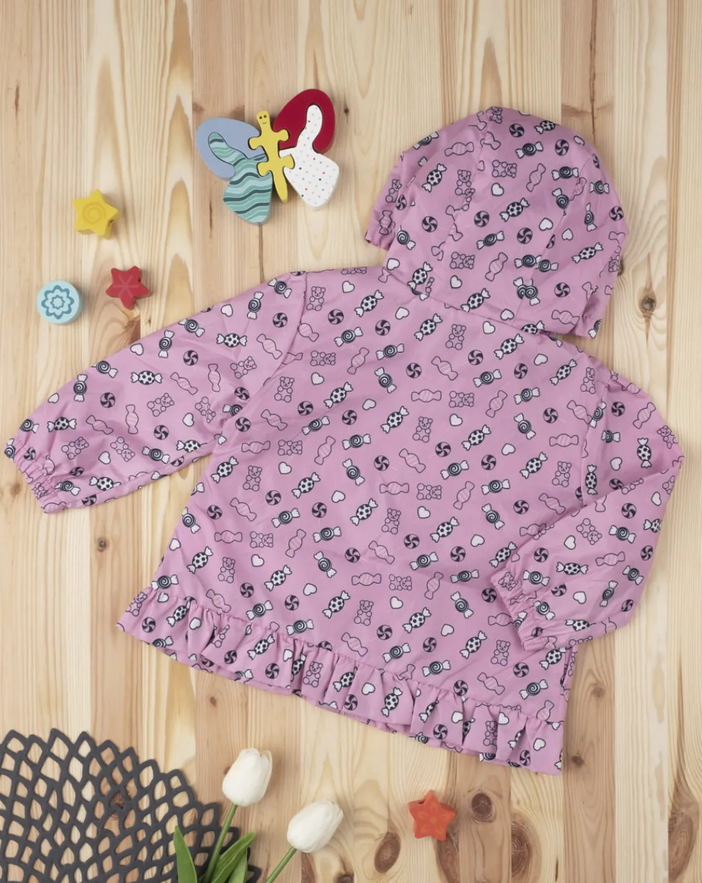 Prenatal Giubbini E Piumini-Giubbino Antivento Girl Pink