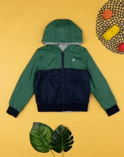 Prenatal Giubbotti E Piumini-Giubbino Double Bimbo Blu/Verde