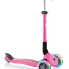 Globber Tricicli Biciclette Monopattini E Accessori-- Junior Foldable Fantasy Light - Pink Flowers