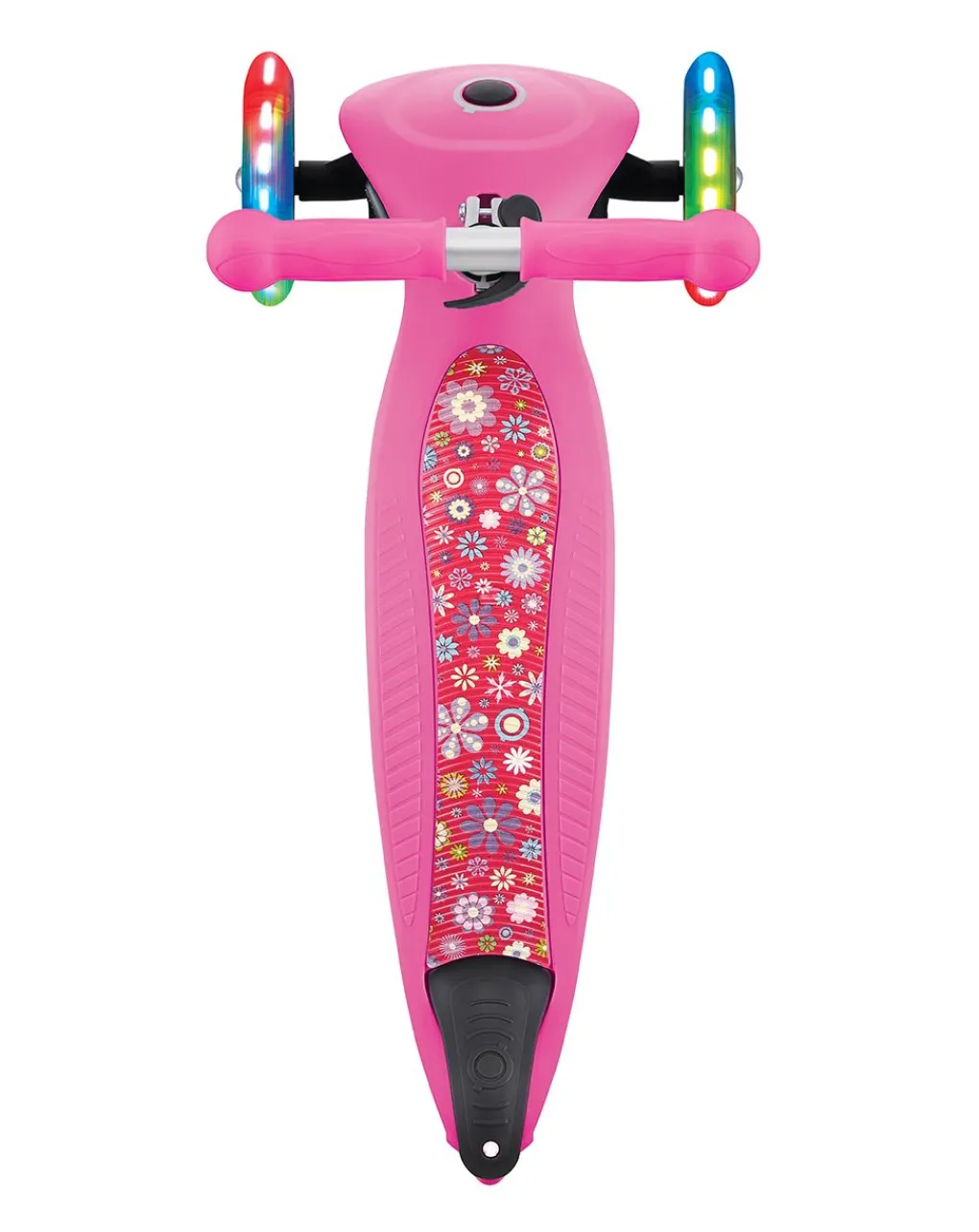 Globber Tricicli Biciclette Monopattini E Accessori-- Junior Foldable Fantasy Light - Pink Flowers