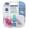 Chicco Succhietti-Gommottino Silicone 2-6 Bimba 2Pz