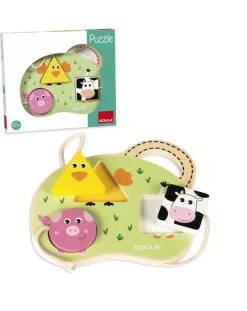 Goula Giochi Interattivi E Prescolari-- Puzzle 3 Animali Fattoria