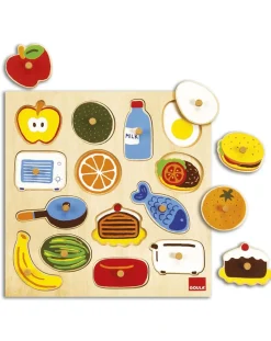 Goula Puzzle Per Bambini-- Puzzle Dentro E Fuori