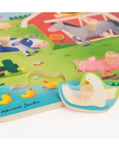 Goula Puzzle Per Bambini-- Puzzle Mamme E Bebe Fattoria