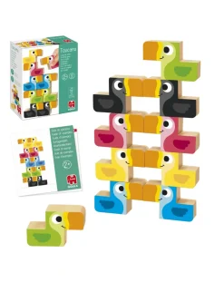 Goula Giochi In Legno-- Tucani Impilabili