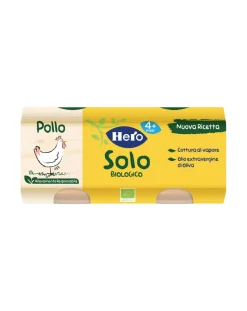 Hipp Omogeneizzati Carne-Hero Solo Omo Pollo 2×80 Gr
