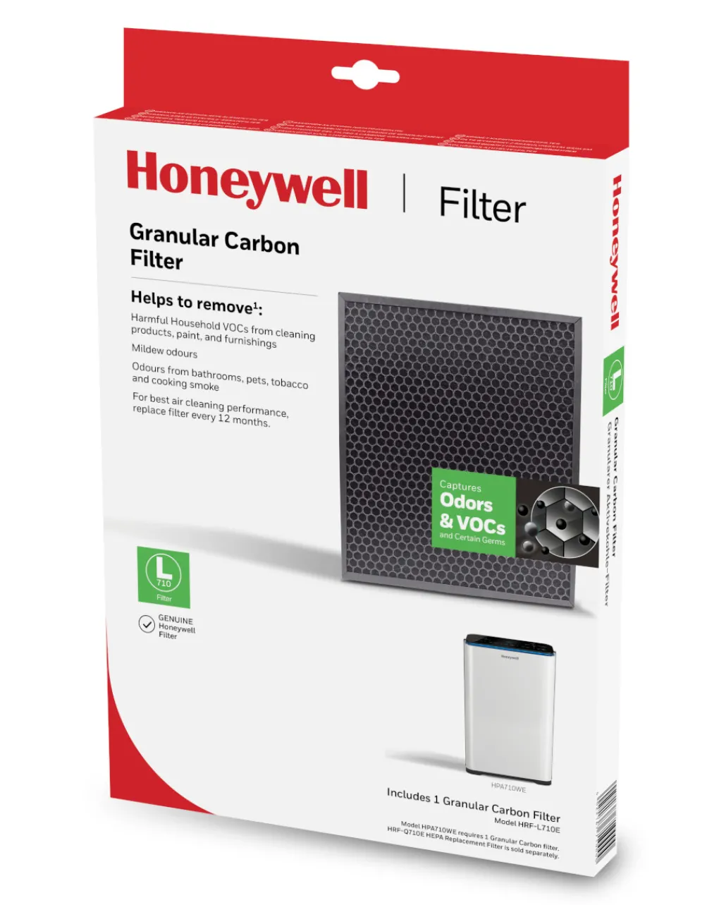 Honeywell Aerosol E Umidificatori-- Filtro A Carbone Attivo Per Purificatore D’Aria Hpa710We