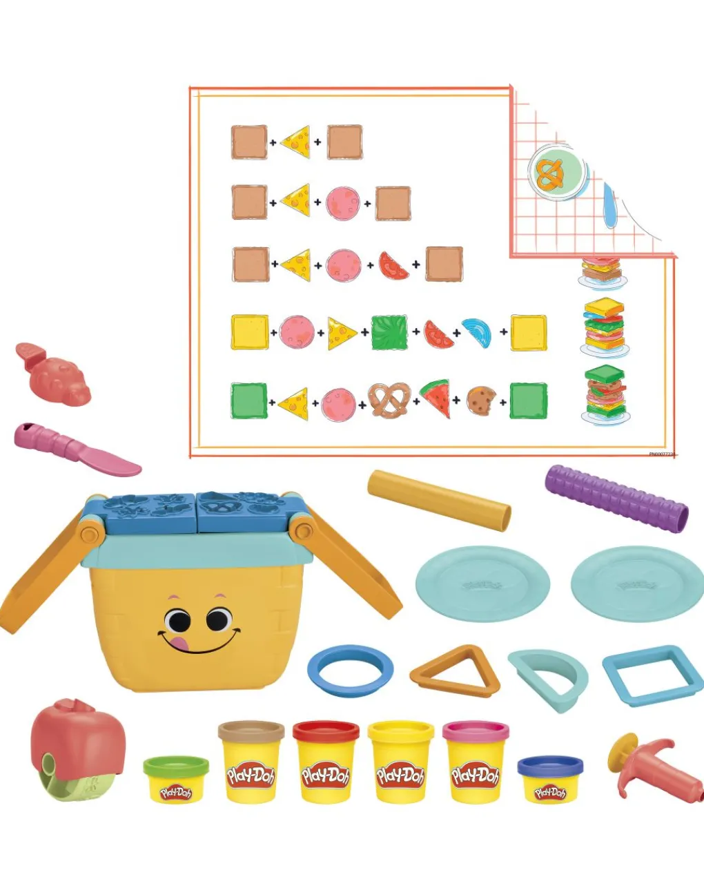 Play-Doh Giochi Interattivi E Prescolari-Il Mio Primo Picnic Delle Forme -