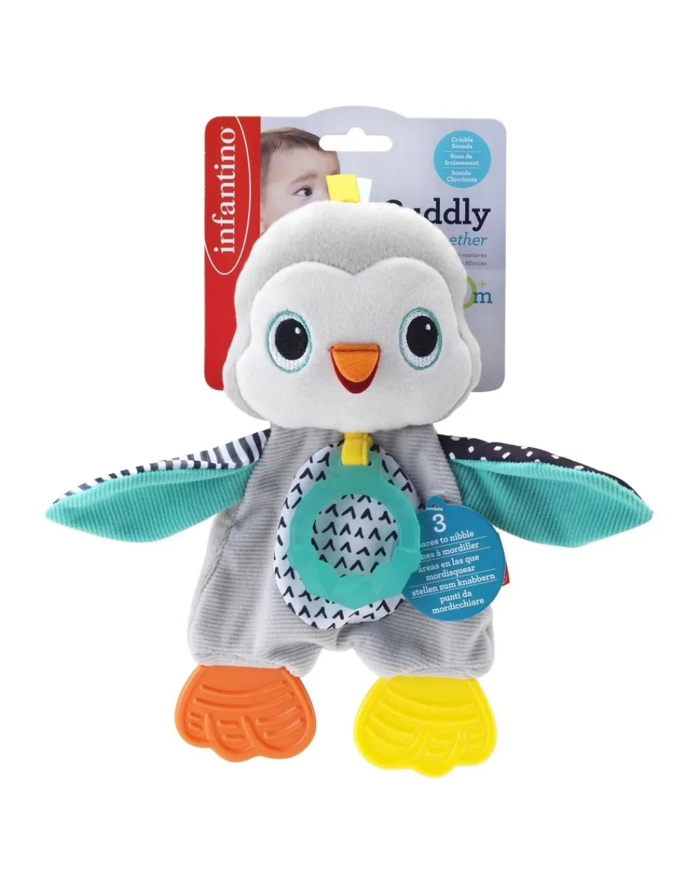 Infantino Giochi Primi Mesi-- Dentaruolo Pinguino